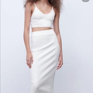 White zara set